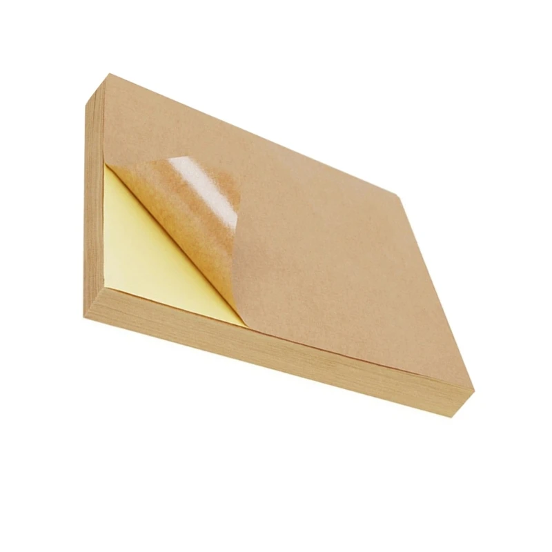 100 ورقة ملصق بحجم حرف 210 × 297 مم ملصقات ذاتية اللصق قابلة للطباعة