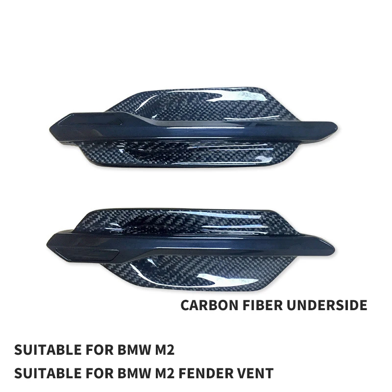 

For BMW 2 Series Carbon Fibe Fender 1 Pair Replace Type Carbon Fiber Side Fender Parts Lightweight Strong Toughness Fender