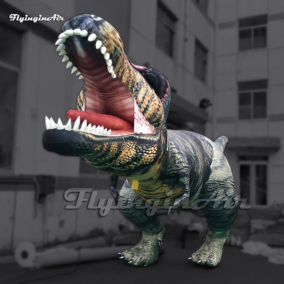 7m Length Giant Inflatable Tyrannosaurus Rex Dinosaur Model Air Blow Up T-rex For Event