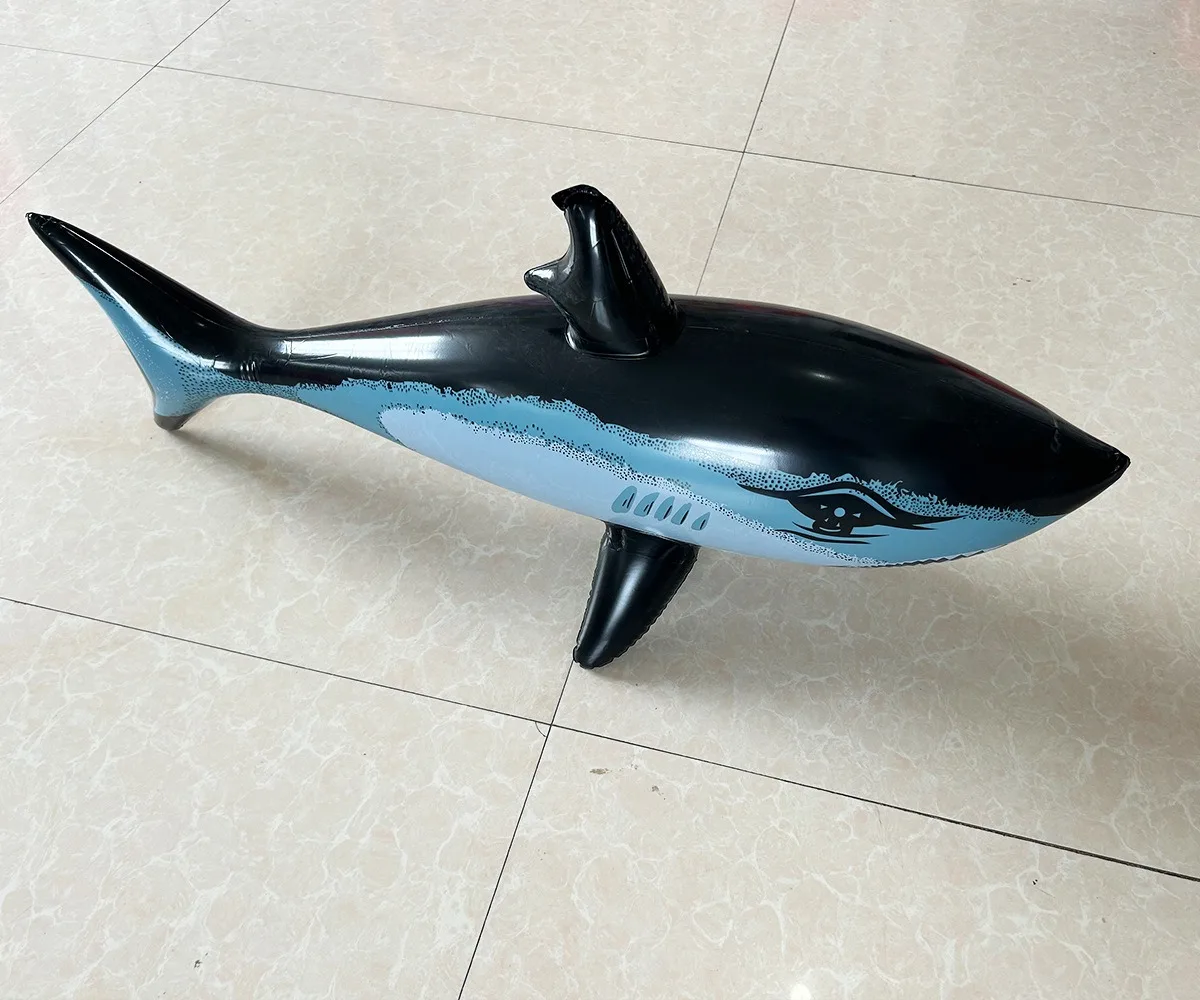 Floating Shark Float Toy Kids Adults PVC Inflatable Water Swimming Pool Simulation Whale Fish Animals Toys Pool Accessories