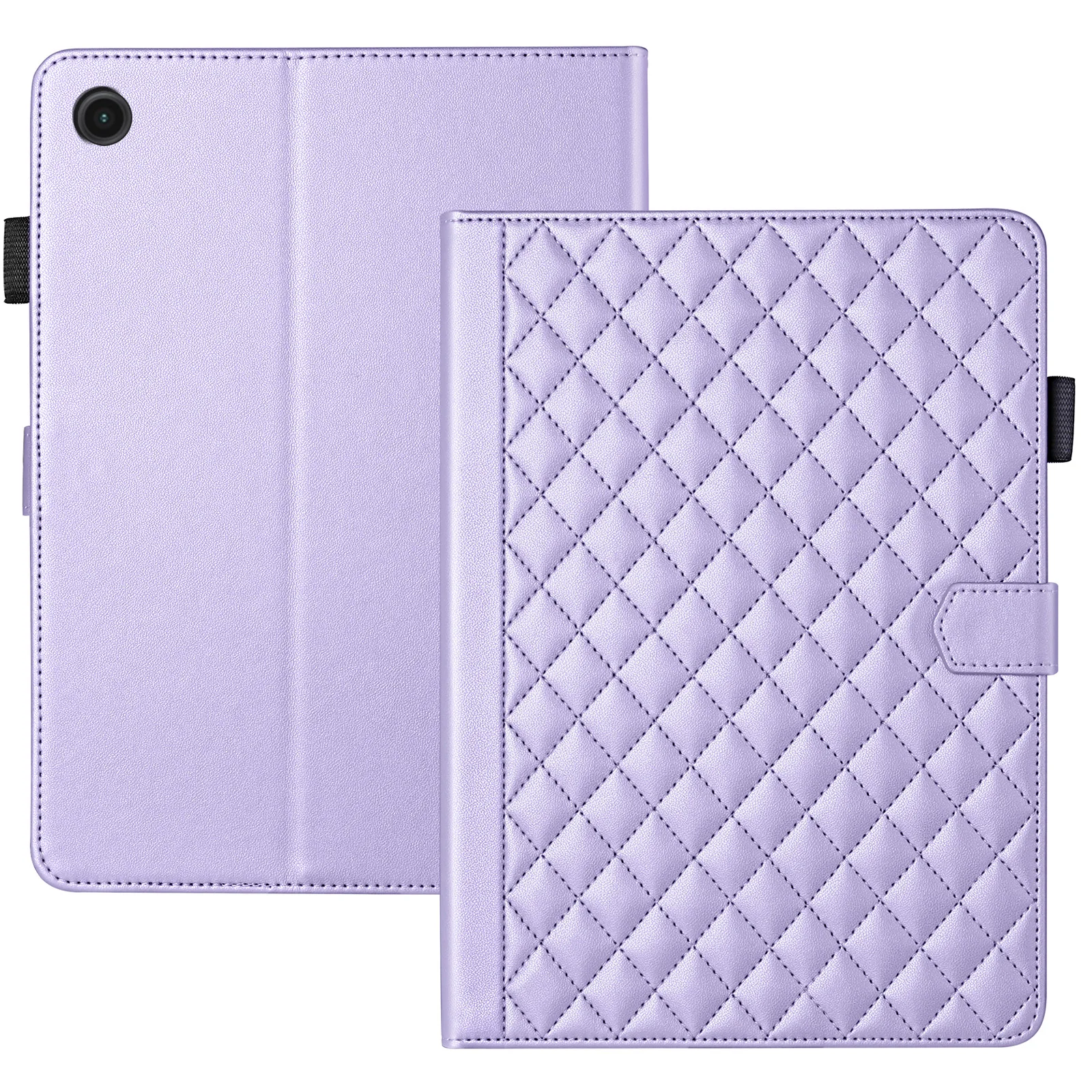 

For Samsung Galaxy Tab A9 Plus Tablet Case 11 inch SM-X210/X216C/X218 Silicone Soft Shell Diamond Small Fragrance Style Leat