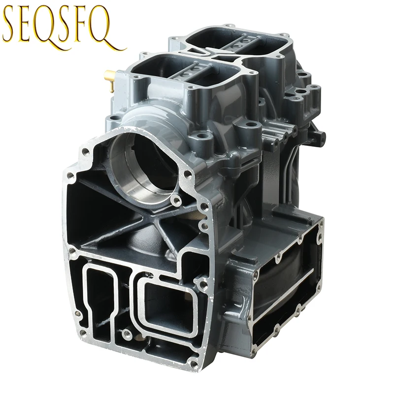 66T-15100 Crankcase Cylinder Block for Yamaha 2-Stroke Boat Engine E40X 40HP 66T-15100-02-1S Marine Accessories Parts