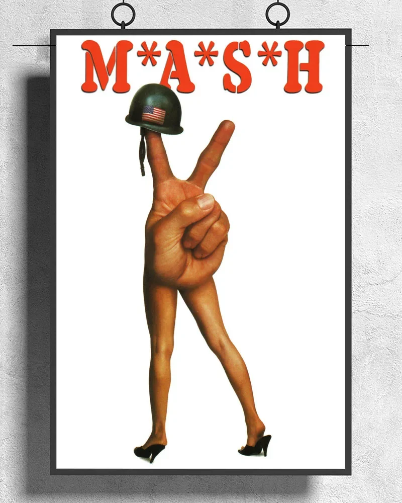 L099 MASH Movie 1970 RARE MASH Silk Fabric Poster Art Decor Indoor Painting Gift