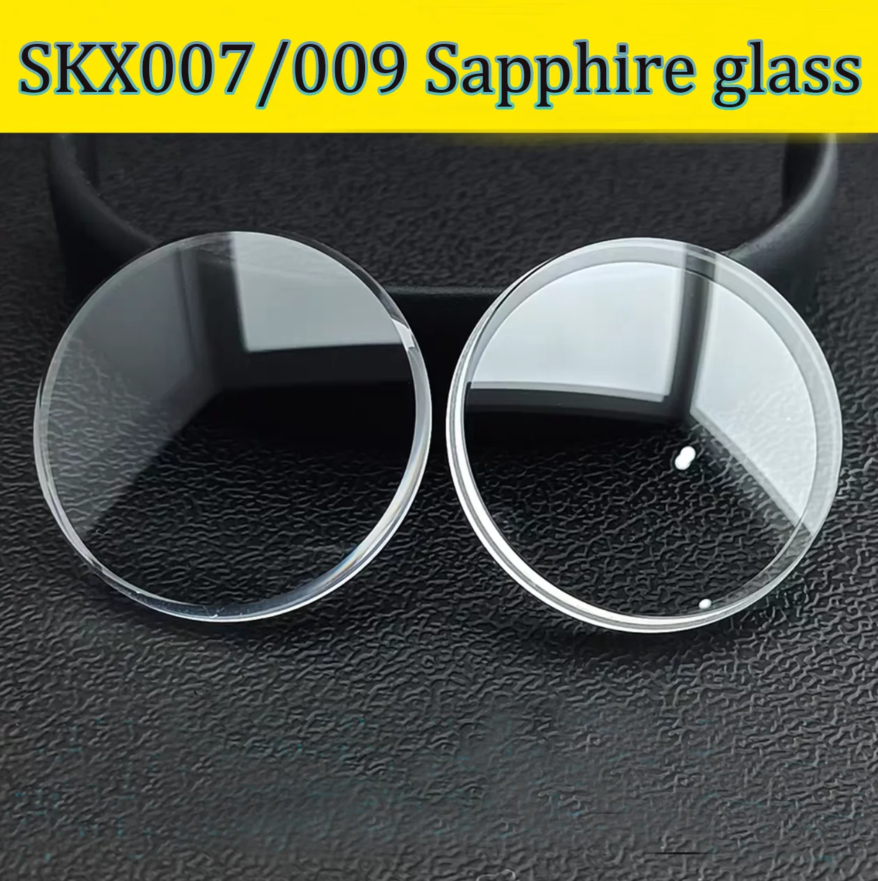 Watch Glass 31.5mm Diameter Single/Double Domed Sapphire 2.5-4mm Edge Thickness Round Crystal  Magnifying Len for Men‘s Watch