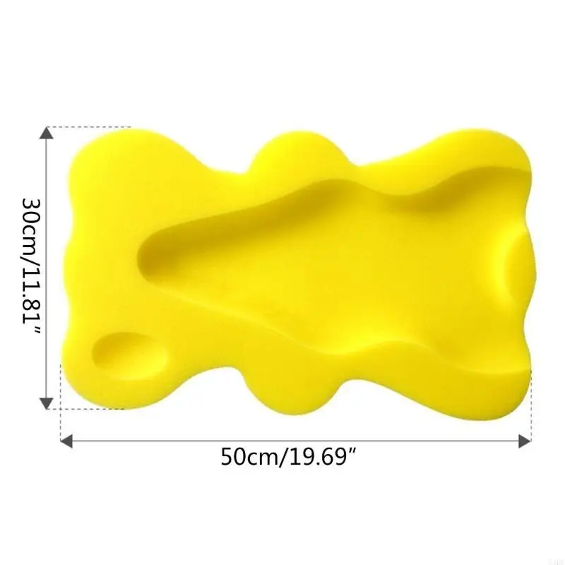 54DF Noworodki Mata do kąpieli dla dzieci Zabawa i bezpieczeństwo Podkładka prysznic Poduszka Gąbka do wanny zapewniająca