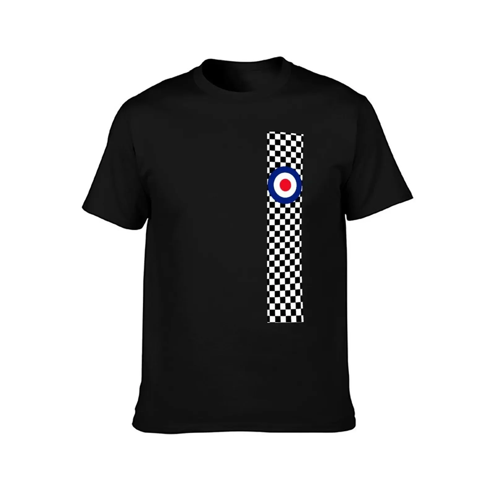 Classic Target Roundel Racing Checkers T-Shirt customizeds cute tops graphic tee shirt men tshirt