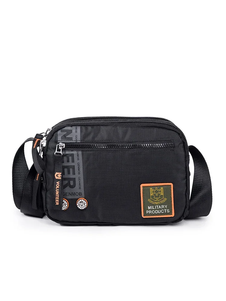 Volunteer Shoulder bags for Men 2023 New Korean Versatile Casual Solid Business Male Bag Multi-Functional Crossbody Bags 1609-11