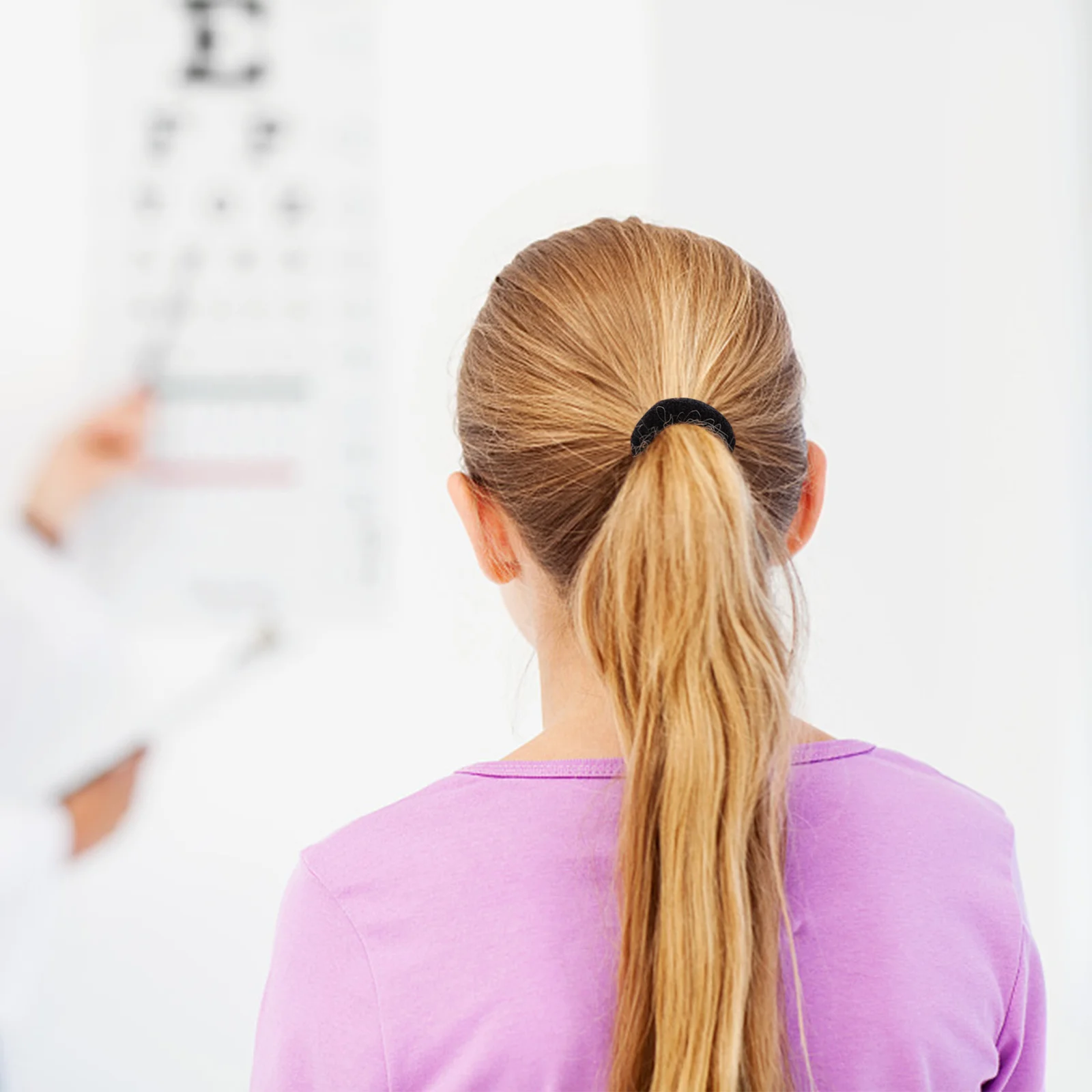 

12PCS Thickened Towel Hair Ring Elastic Ties Stretch Headband Black Accessories Daily Wear Ponytail Holders Hair Rope Stylish