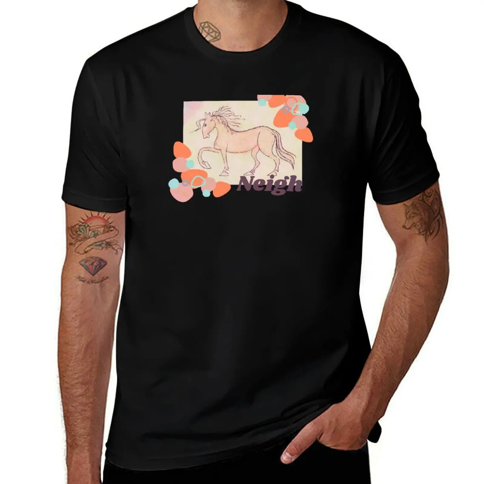 Neigh T-Shirt man t shirt luxury T-Shirt