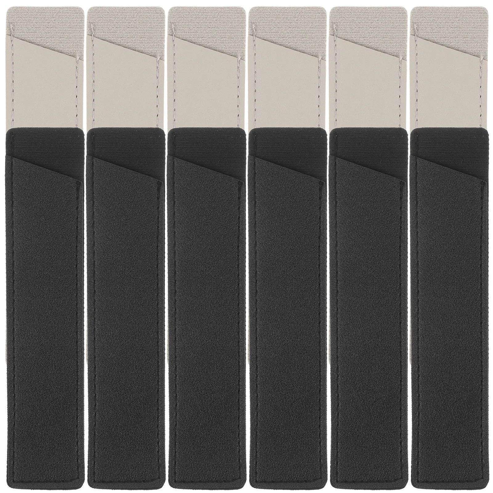 12Pcs Elastic Band Pen Holder Sleeve for Notebook Journal Planner Premium PU Pen Protector Prevents Loss Scratches