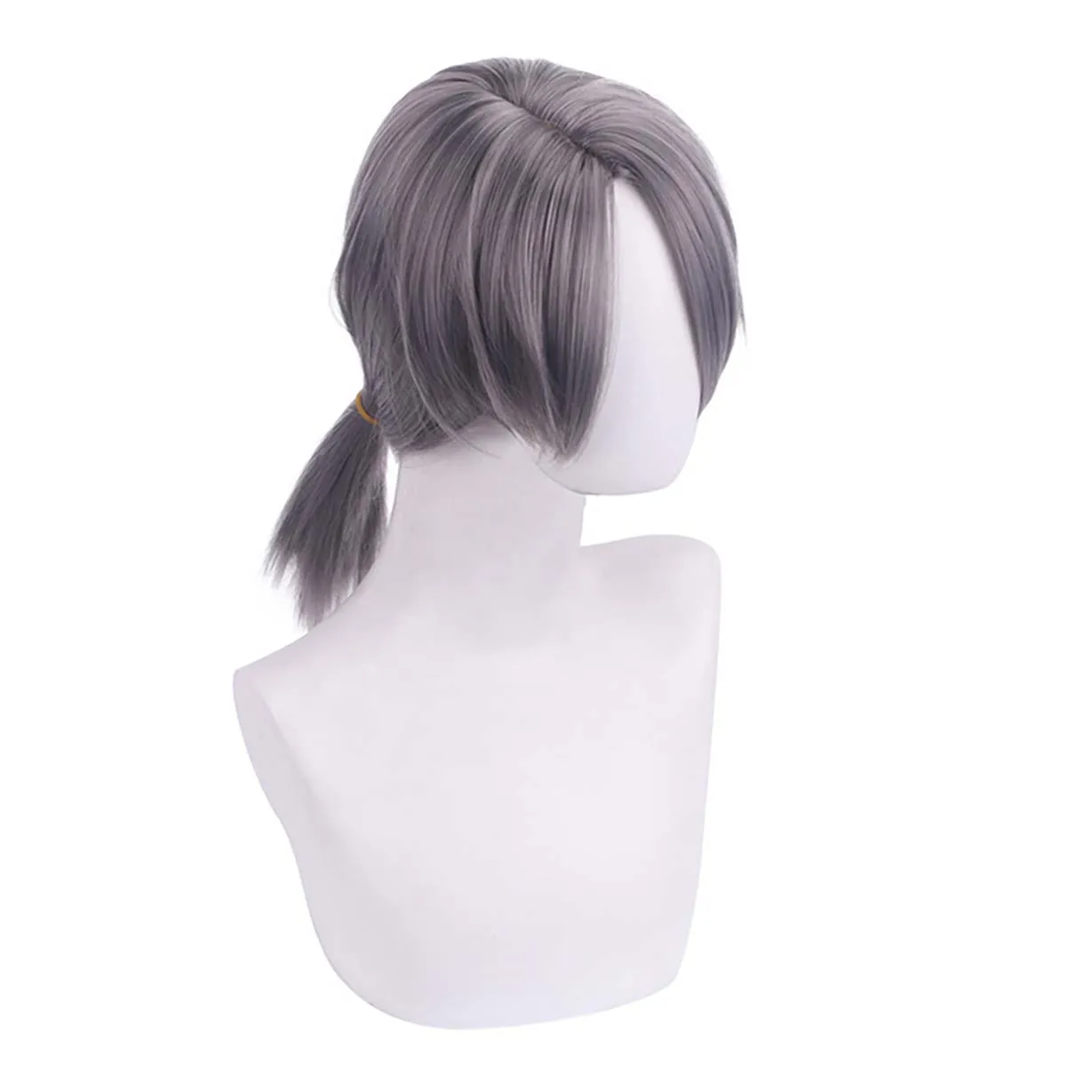 Halloween Party Game Identity V Embalmer Aesop Carl Butler Cosplay Grey Short Ponytail Hair Wig