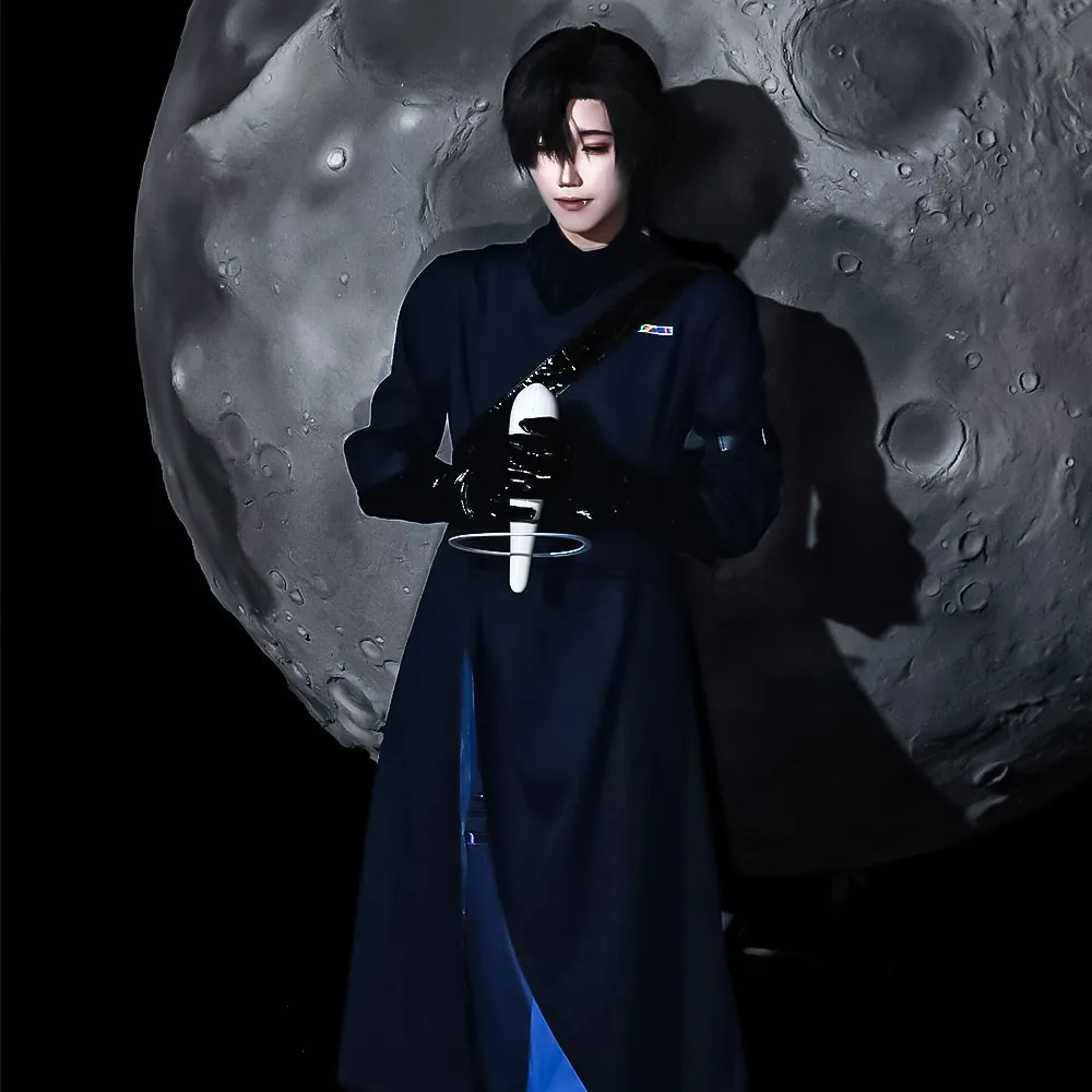 Alien Stage Anime Ivan Cosplay Black Sorrow Cosplay Wig Role Playing Party Pants Belt Halloween Costume Outfit prop