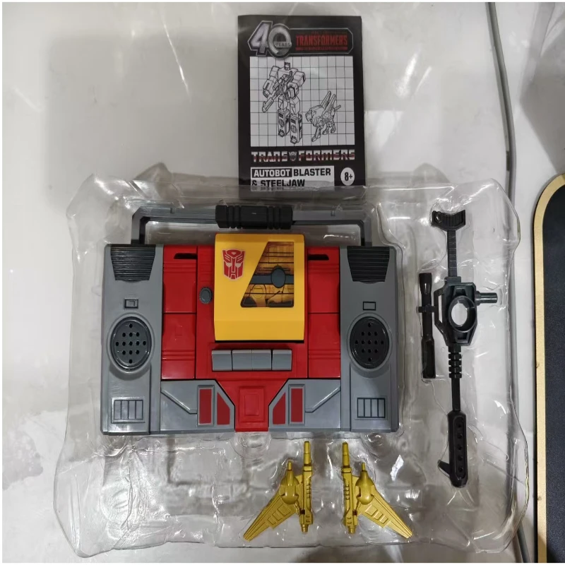 18 cm jouets en stock transformateur 40th anniversaire G1 Blaster figurines robot modèle figurines à collectionner pour les amateurs cadeau