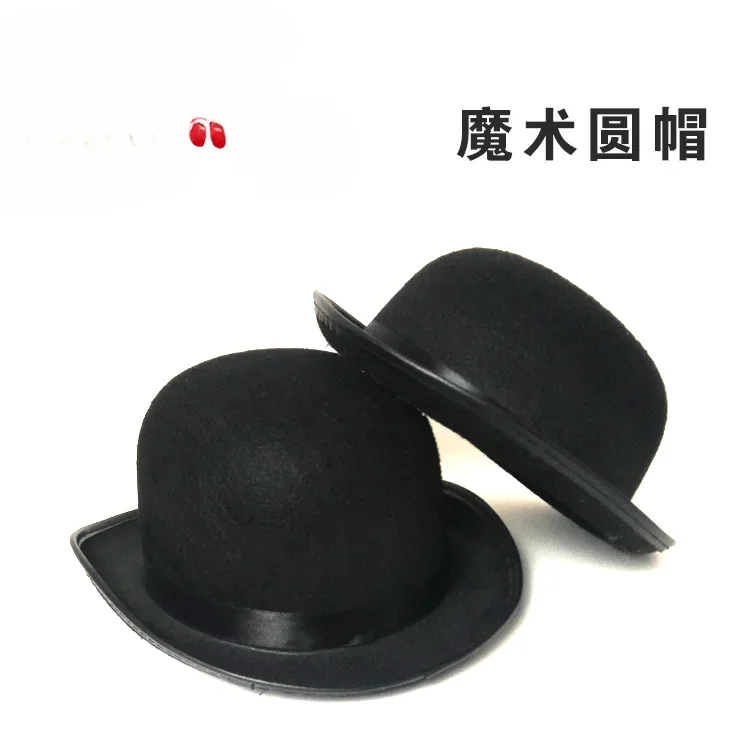 Round Hat Non woven Fabric Chaplin Same Performance Special Hat Party Photography Magic Hat