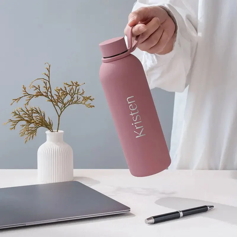 Custom Name Drinkware Tumbler Water Bottle Personalized Water Bottle Logo Vacuum Insulated Sports Stainless Steel