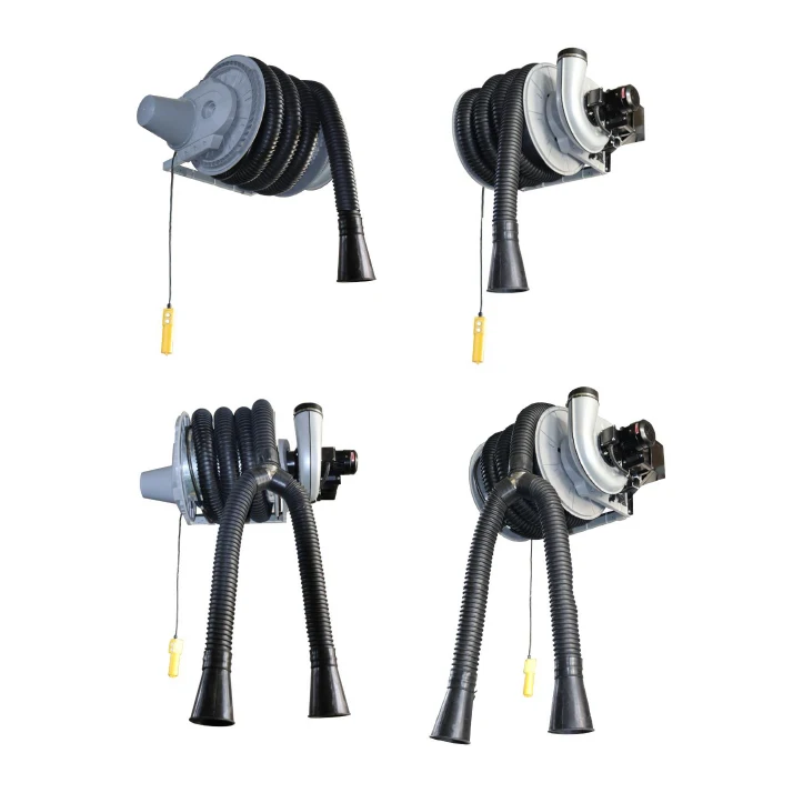 

Durable High Power Motorized Hose Reel Vehicle Fume Extractor