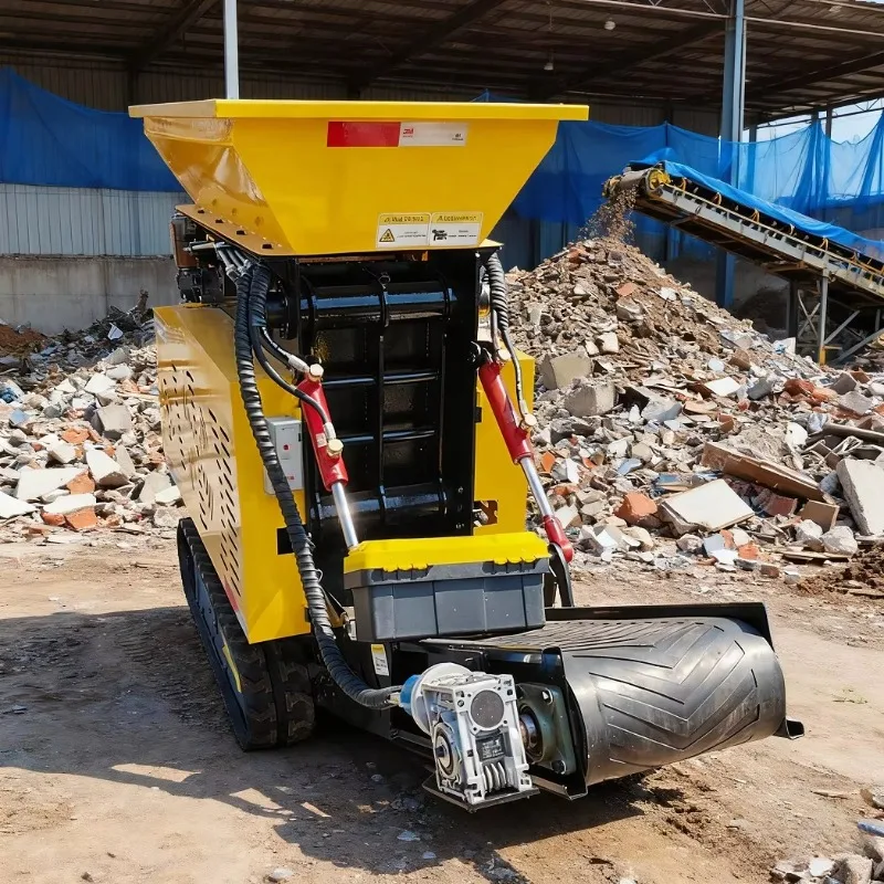 Portable Tracked Stone Crusher Mini Mobile Rock Jaw Crushing Machine Heavy Duty Concrete Recycling Equipment For Contractors