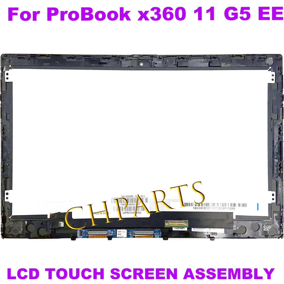 11.6-inches for HP ProBook X360 11 G5 EE G6 G7 HD WXGA 1366x768