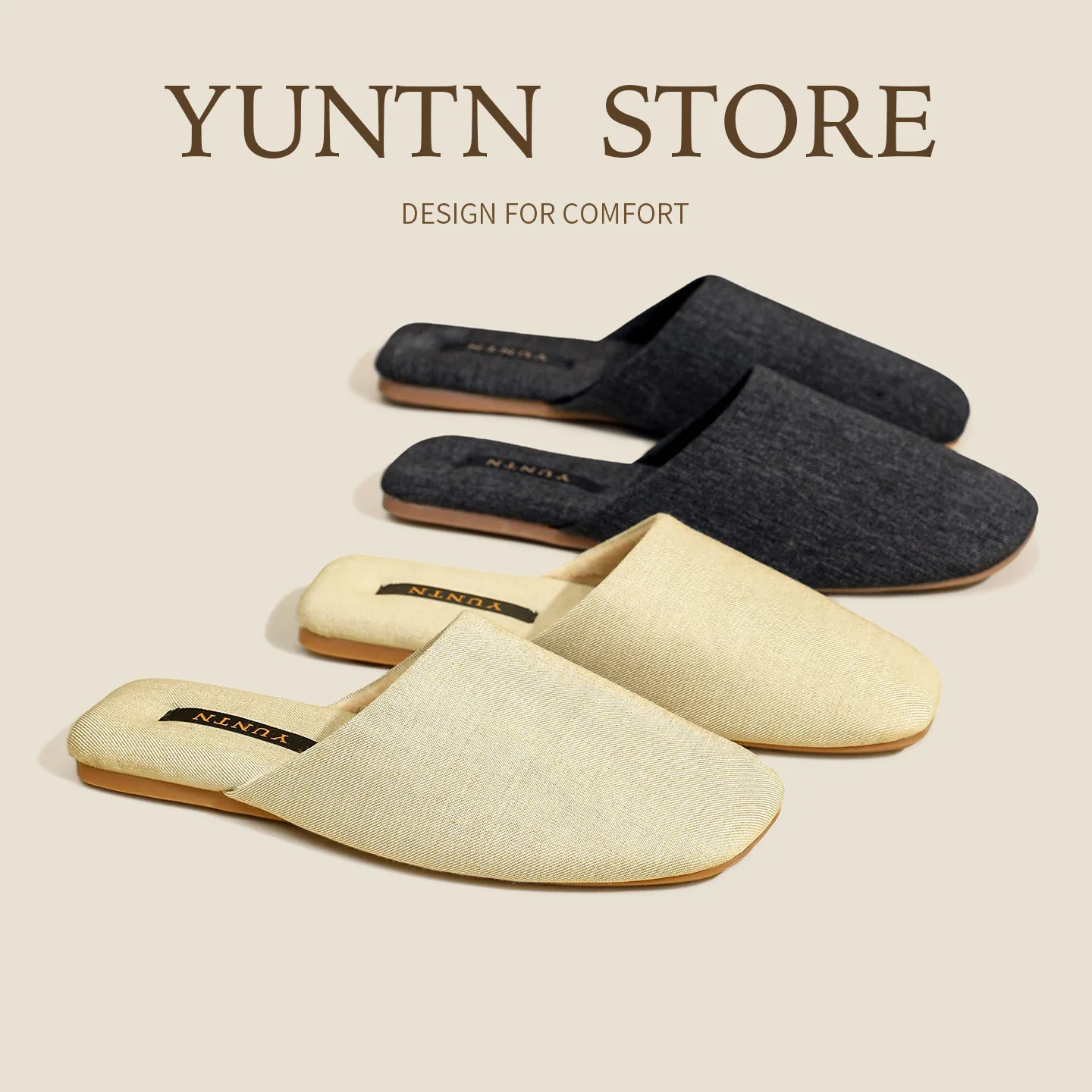 

Осенне-зимние минималистичные тапочки с закрытым носком, однотонные тапочки унисекс для пар на флисовой подкладке, легкие и нескользящие для дома