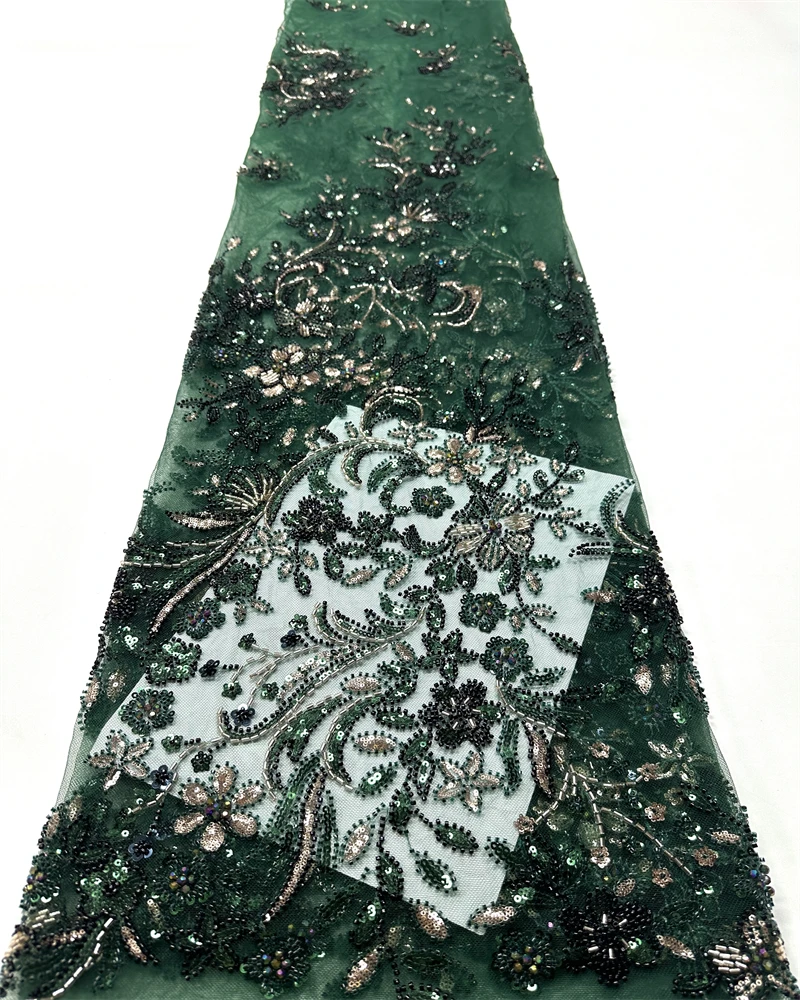 قماش دانتيل فاخر راقي مع ترتر، تطريز فرنسي، عريس ثقيل، أزياء أفريقية، نيجيرية، فستان سهرة