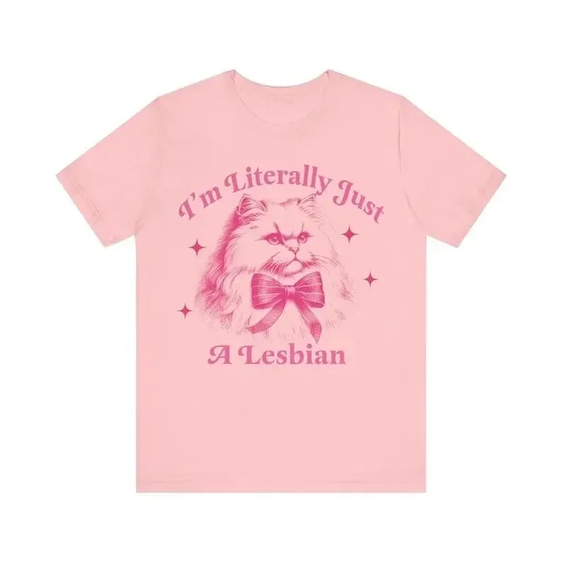 I'm literally just a lesbian | sapphic shirt | retro lesbian shirt | funny lesbi