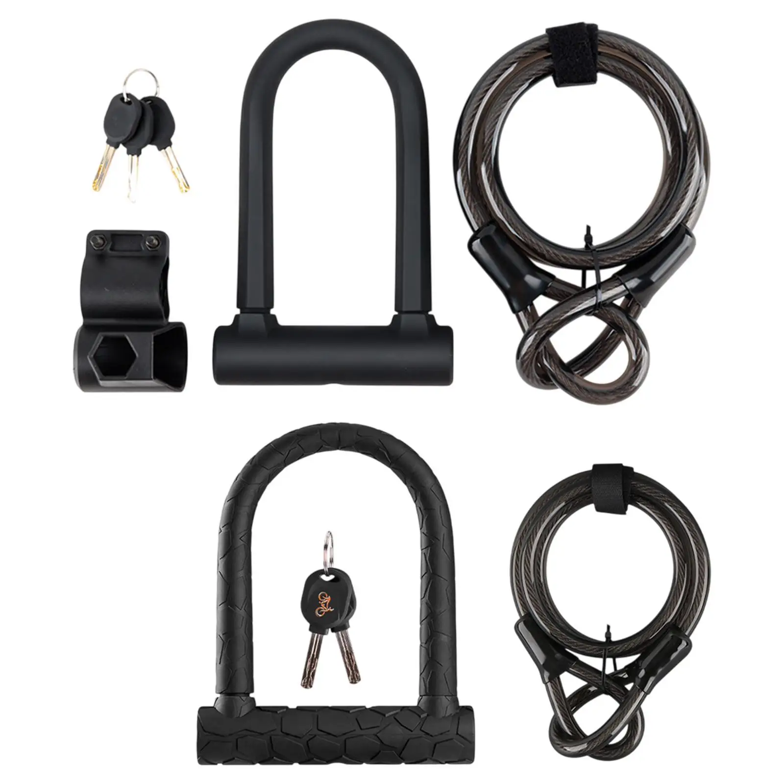 

Велосипедный U-образный замок, водонепроницаемый, пылезащитный, портативный, с кабелем безопасности 1,2 м для шоссейных велосипедов, горных велосипедов, складных велосипедов, электрических велосипедов