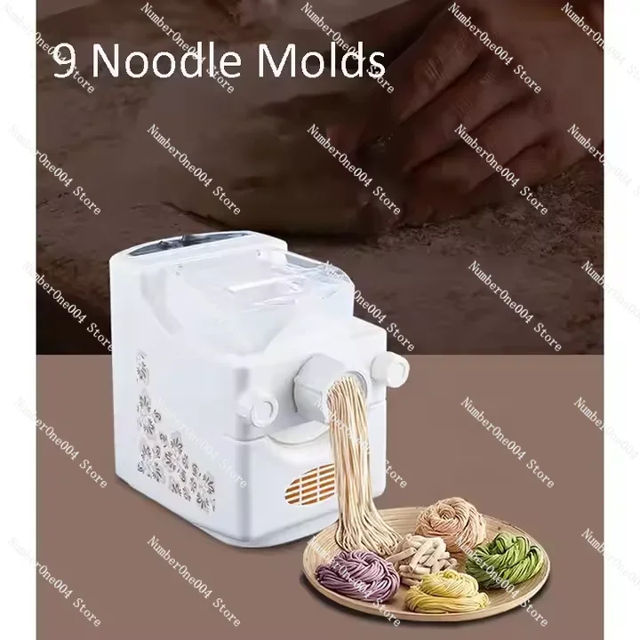 Automatic Electric Small Household Pasta Maker 220V Motor Macaroni Noodle Machine Fresh Flour Mill Pasta Noodle Macaroni