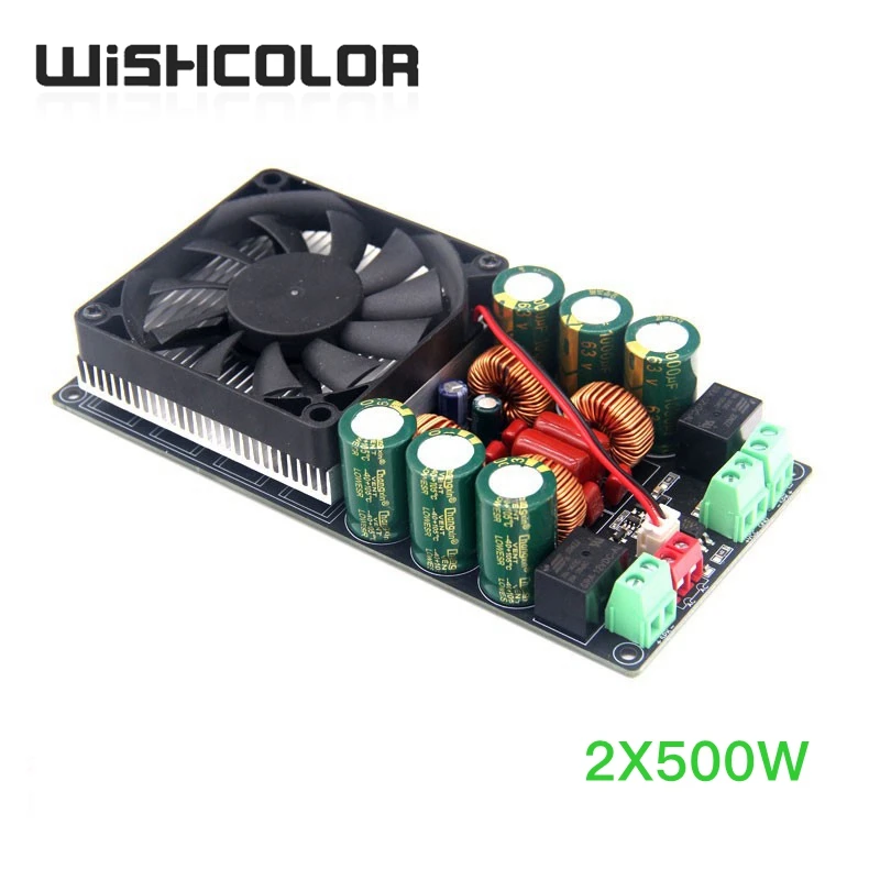 Wishcolor 1x1000W High-Voltage Hifi Amplifier Board Power Amp Board Digital Amplifier Board for 8 Ohm Speakers