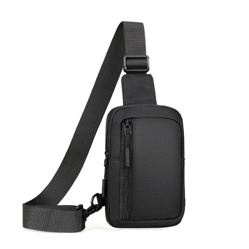Neue Sport-Brusttasche, kleiner Rucksack für Herren, geeignet für den täglichen Gebrauch, Umhängetasche, Handytasche, Handytasche für die Taille. – Detail 12