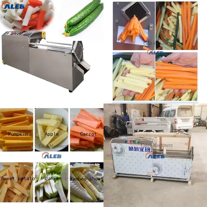 

SFW Certificate Durable Electric French Fry Potato Cutter Multi-size Vegetable Strip Slicer for Commercial Kitchen