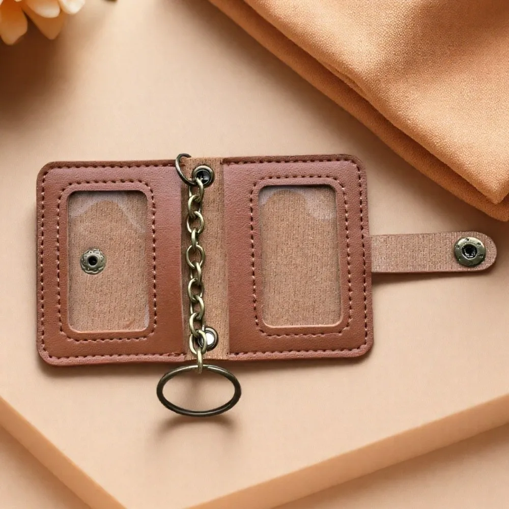 PU Photo Album Wallet Personalized Multi-Color Option Photo Holder Organizer Cutout Window Compact Size