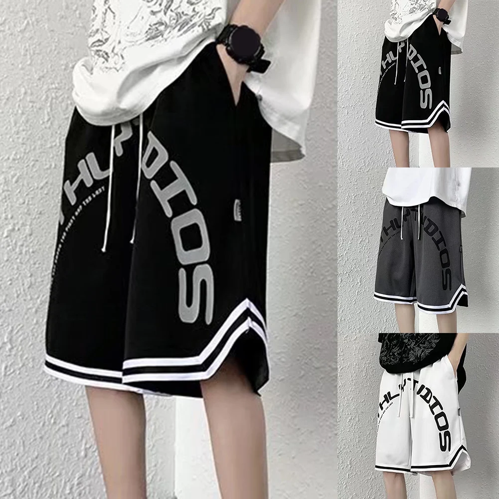 السراويل الرياضية غير الرسمية الرجال شورت كرة السلة ملابس الصيف غير رسمية الصيف الراحة ملابس الصيف رقيقة خارج ارتداء السراويل فضفاضة تناسب