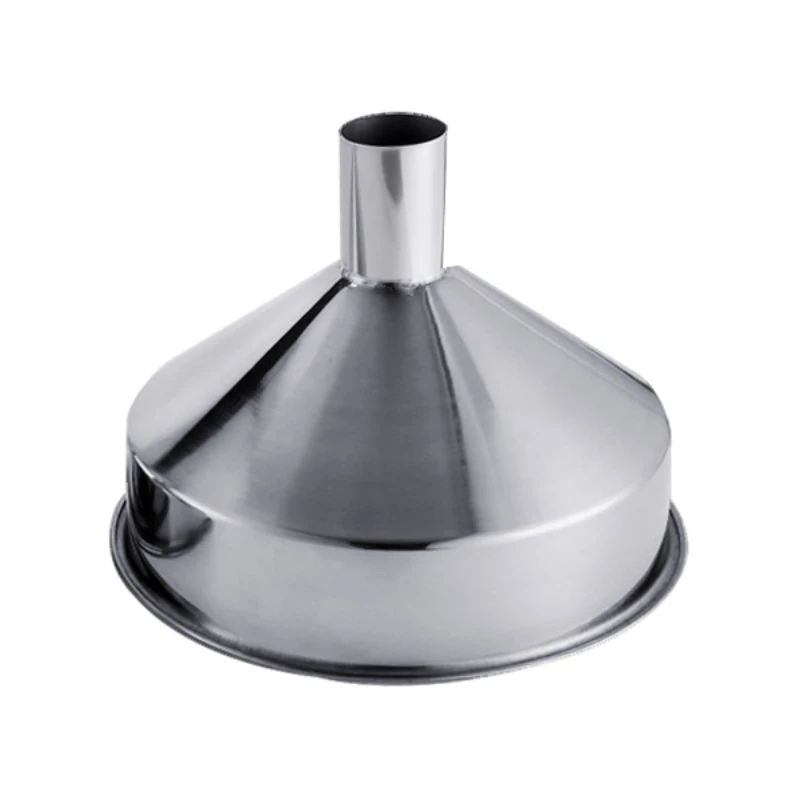 Imagem -02 - Grande Funil de com Filtro Funil Industrial para Vinho e Óleo Doméstico Extra Grande Novo Aço Inoxidável