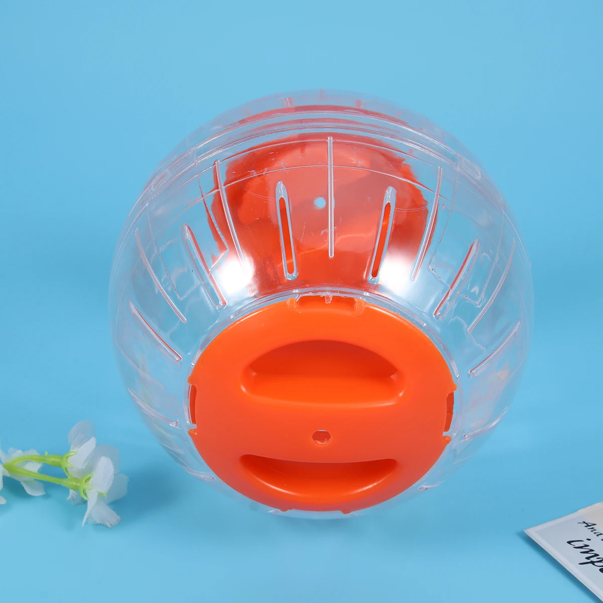 

Crystal Running Ball for Hamster Small Pet Exercise Toy No Toxic Plastic Safe Fun Play Area Hamster Ball Gerbils Toys