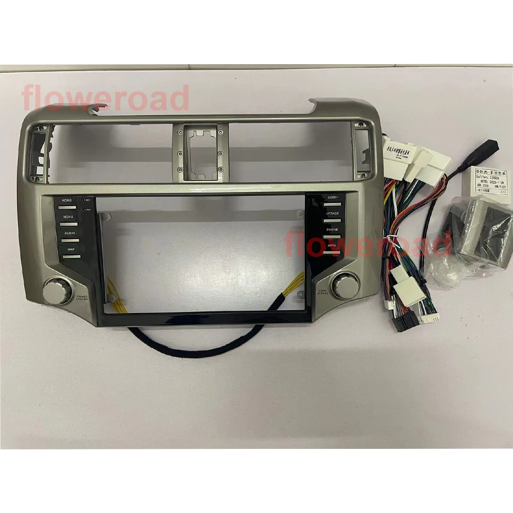 Car Android Multimedia Player Radio Panel Frame for Toyota 4 runner 2014-2023