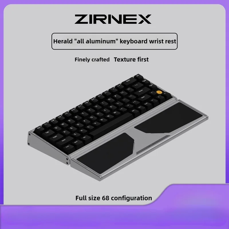 

Herald Magnetic Axis Keyboard Metal Wrist Rest Split Aluminum Alloy Hand Support Anode Anti Slip Keyboard Plam Rest Accessories