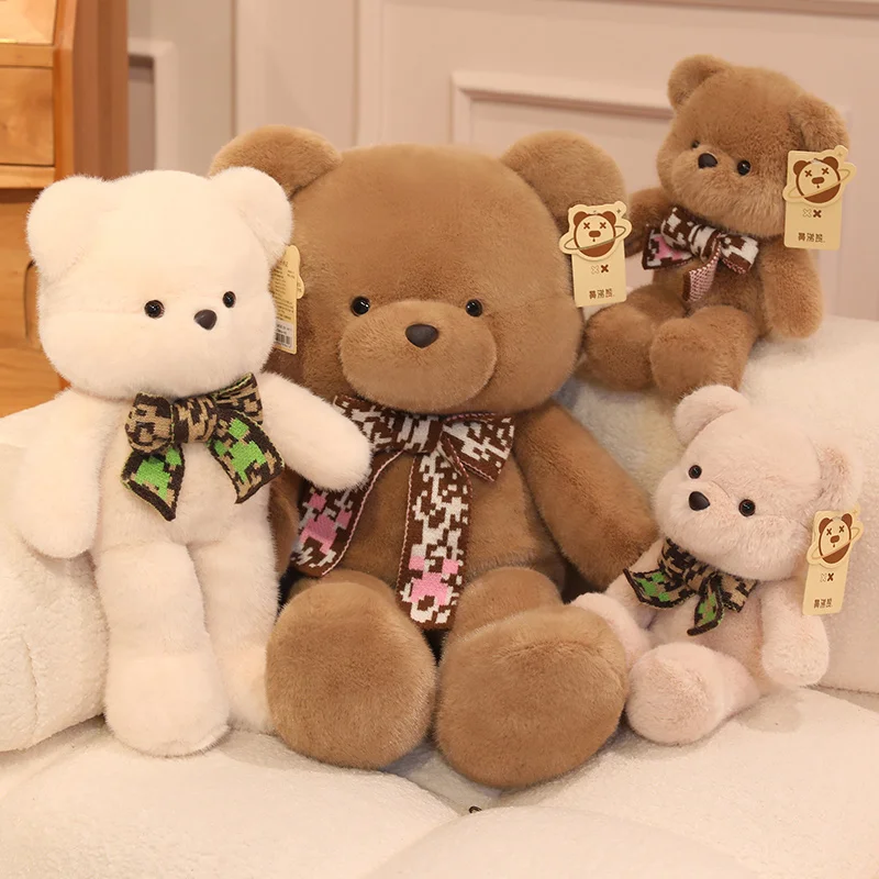 Creatieve Quick Run-serie knuffels Cartoon knuffeldier Kawaii kleine beren Babys Sussen slaapkussen pop voor kinderen cadeau