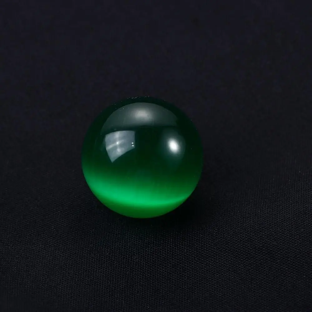Sfera di cristallo Decorazione colorata per ufficio Giochi di marmo Biglie di vetro Palla di vetro Giocattoli Sfera colorata dell'occhio di gatto Pietra dell'occhio di gatto