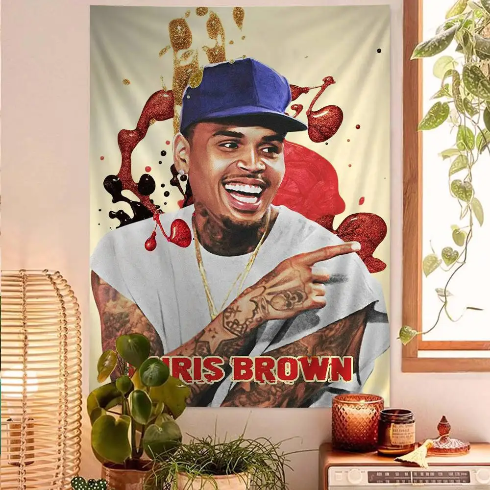 C-Chris B-Brown Chart Tapestry for Living Room Home Dorm Decor Art Home Decor