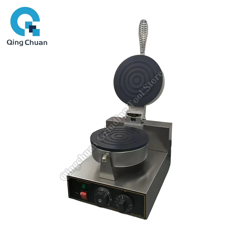 

Electric Waffle Cone Maker Multifunctional Ice Cream Cone Maker Nonstick Double-sided Commercial Machine Egg Pan Roll Maker