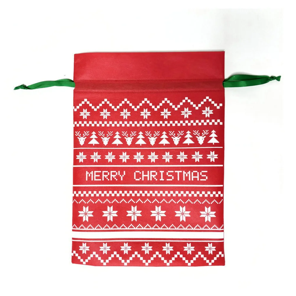 

3pcs Christmas Gift Bags Premium Fabric Candy Pouch For Holiday Party Decorations Christmas Candy Handbag