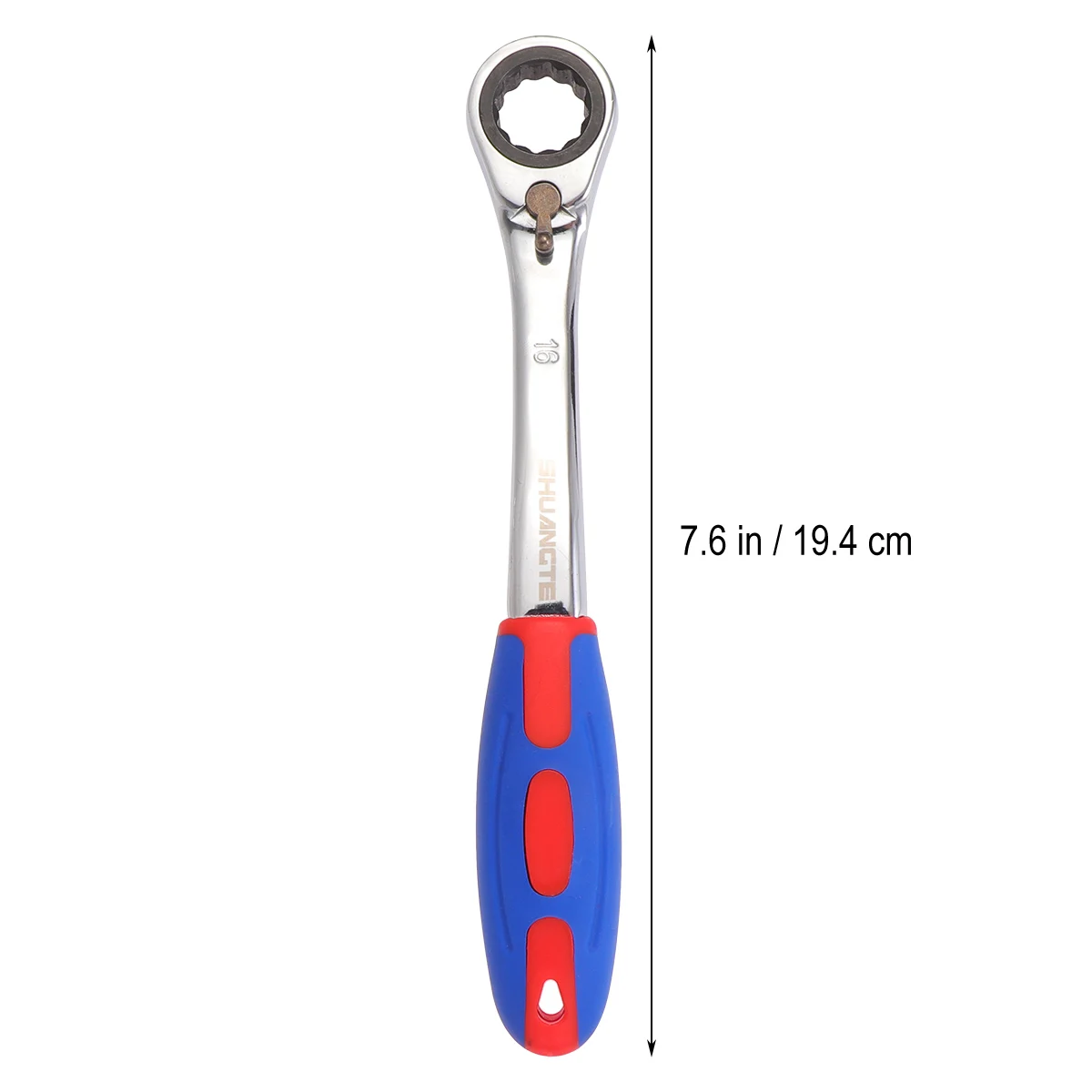 

16 MM Plastic Shank Ratchet Wrench Design Tool Easy Use Small Tooth Round Head