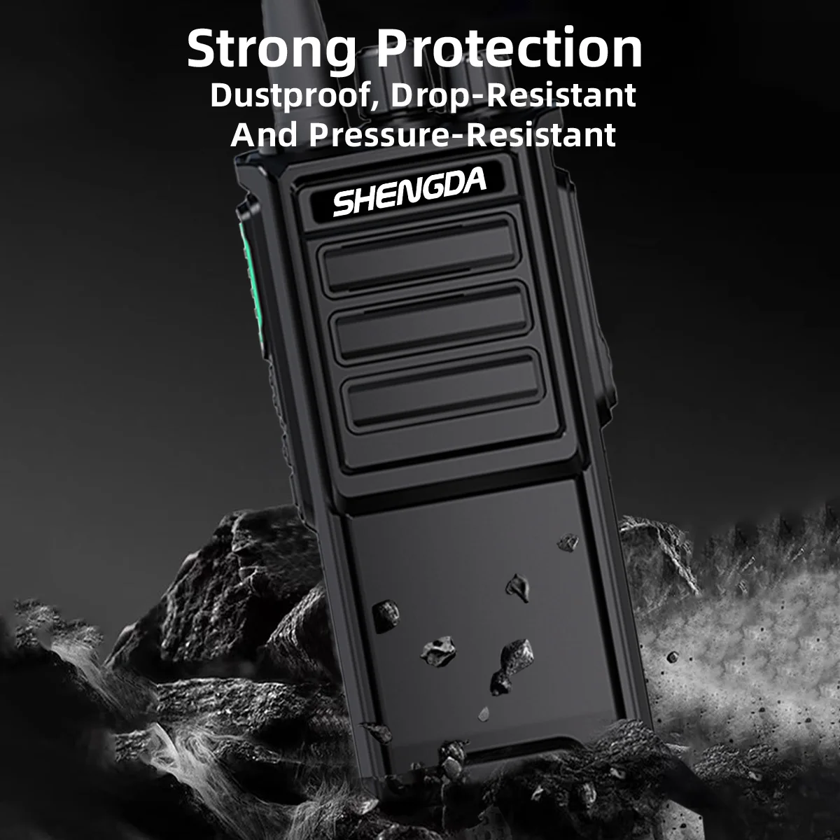 SD-HP685無線機、大容量バッテリー、強力な信号、IP68防水等級、ワンキー周波数ペアリング、チャンネルスキャン機能搭載