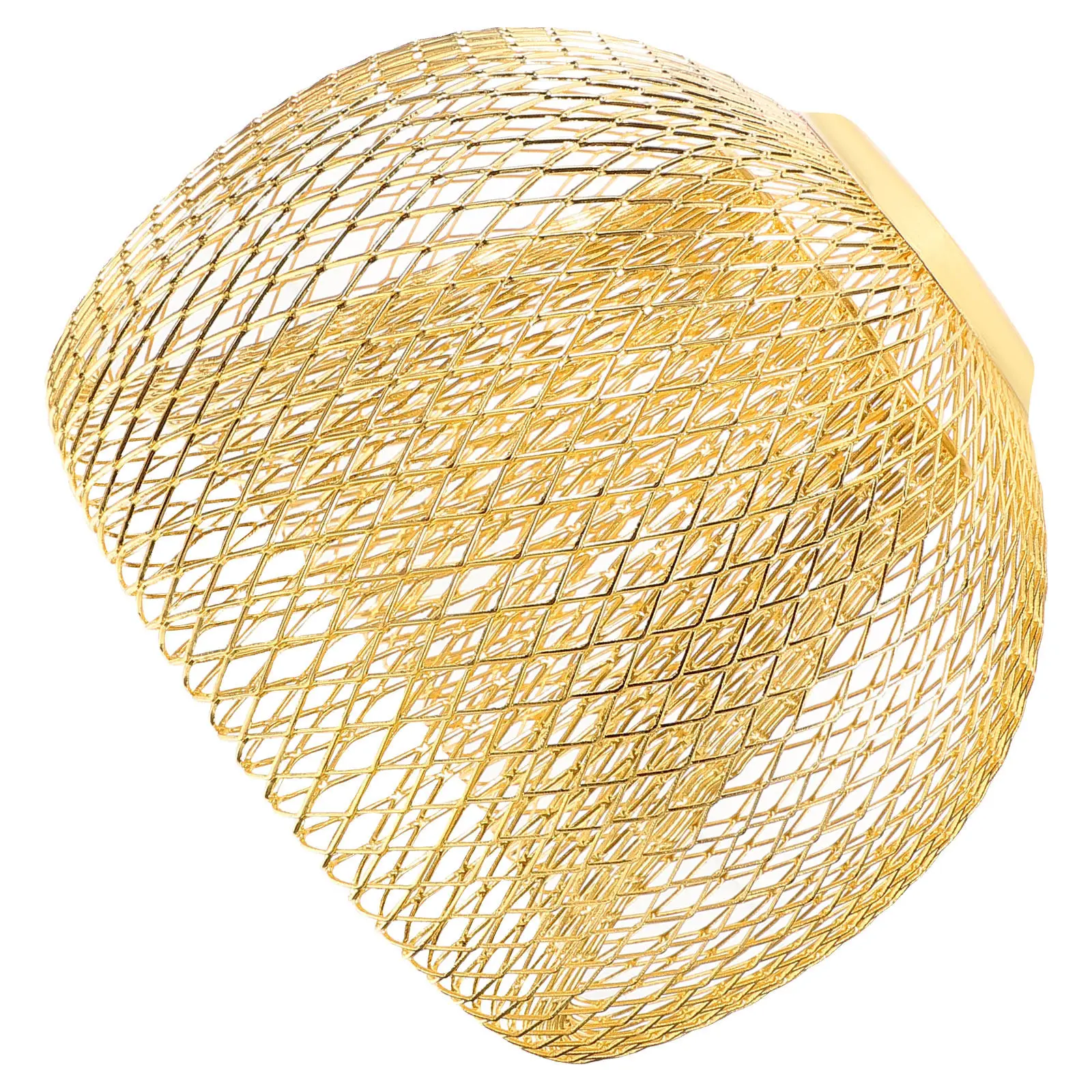 

Retro Pendant Lamp Shade Iron Wire Hollow Out Mesh Hanging Lamp Cover Decorative Metal Lampshade for Kitchen Corridor Bar Home