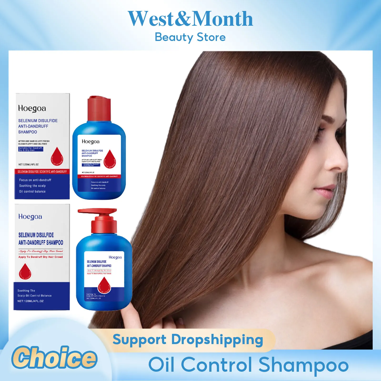 Oil Control Shampoo Reduce Dandruff Deep Cleansing Enhance Hair Luster Maintain Scalp Health Strengthen Roots Refreshing Shampoo