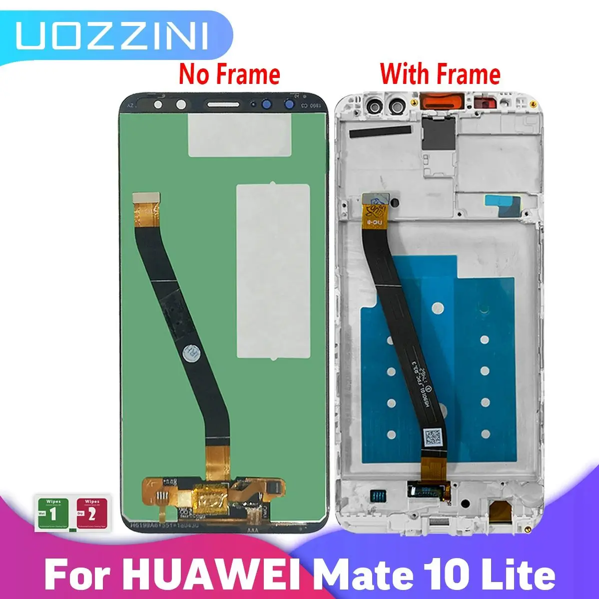 For HUAWEI Nova 2i LCD Touch Screen For HUAWEI Mate 10 Lite LCD Nova 2i Display RNE-L21 Replacement No/With Frame 100% Tested