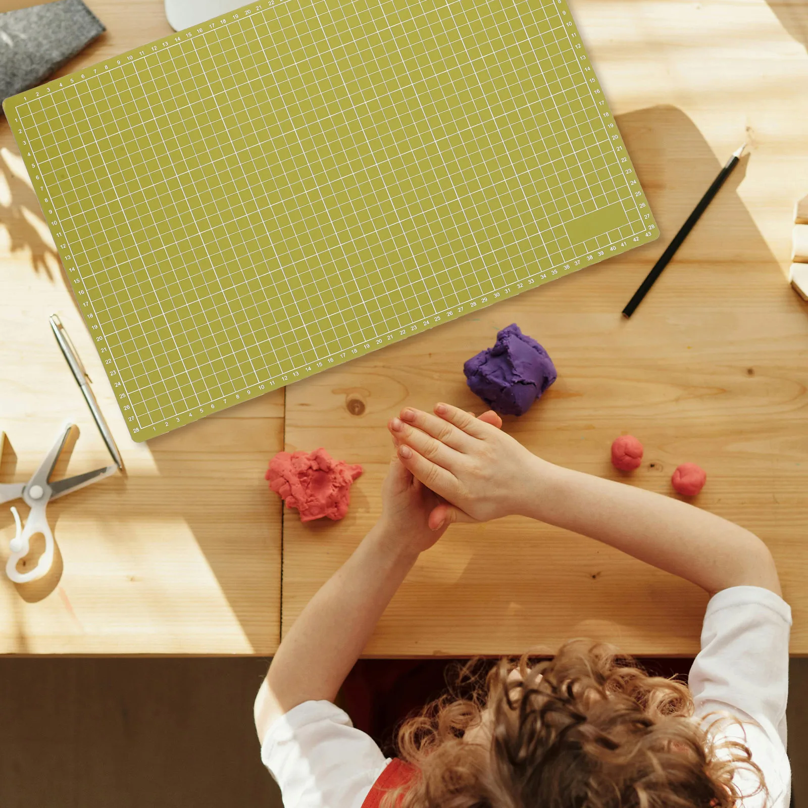 Craft Mat Reusable Cutting Board for Sewing Engraving Lightweight No Burrs Safe and Reliable Cutting Mats for Crafts