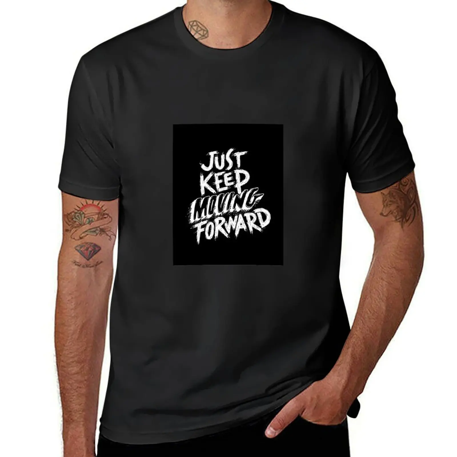 

Keep moving T-Shirt boys whites Blouse for a boy mens t shirts casual stylish