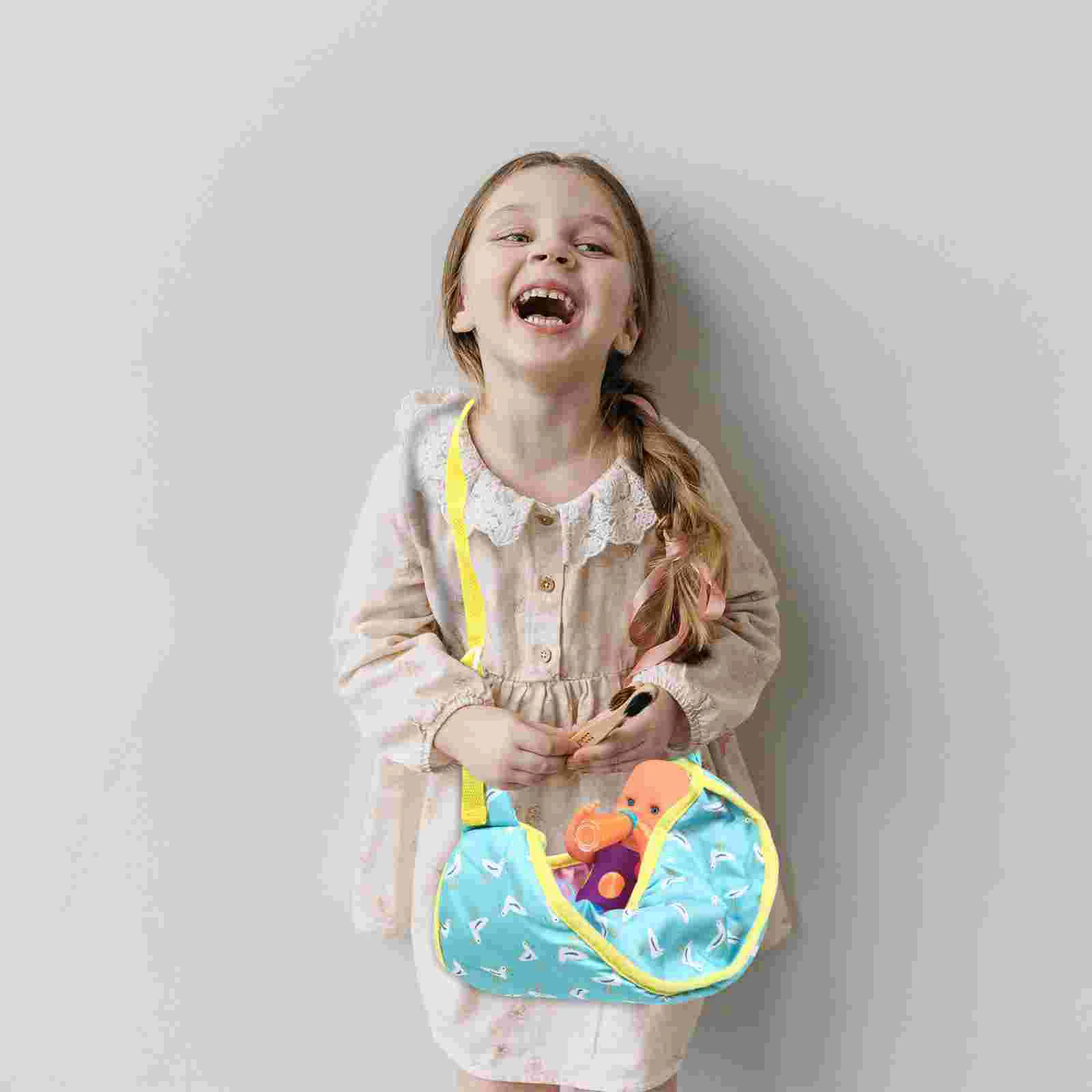 

Portable Backpack Child Childrens Toys Children’s Carrier with Strap 50X14CM Cloth Accessories