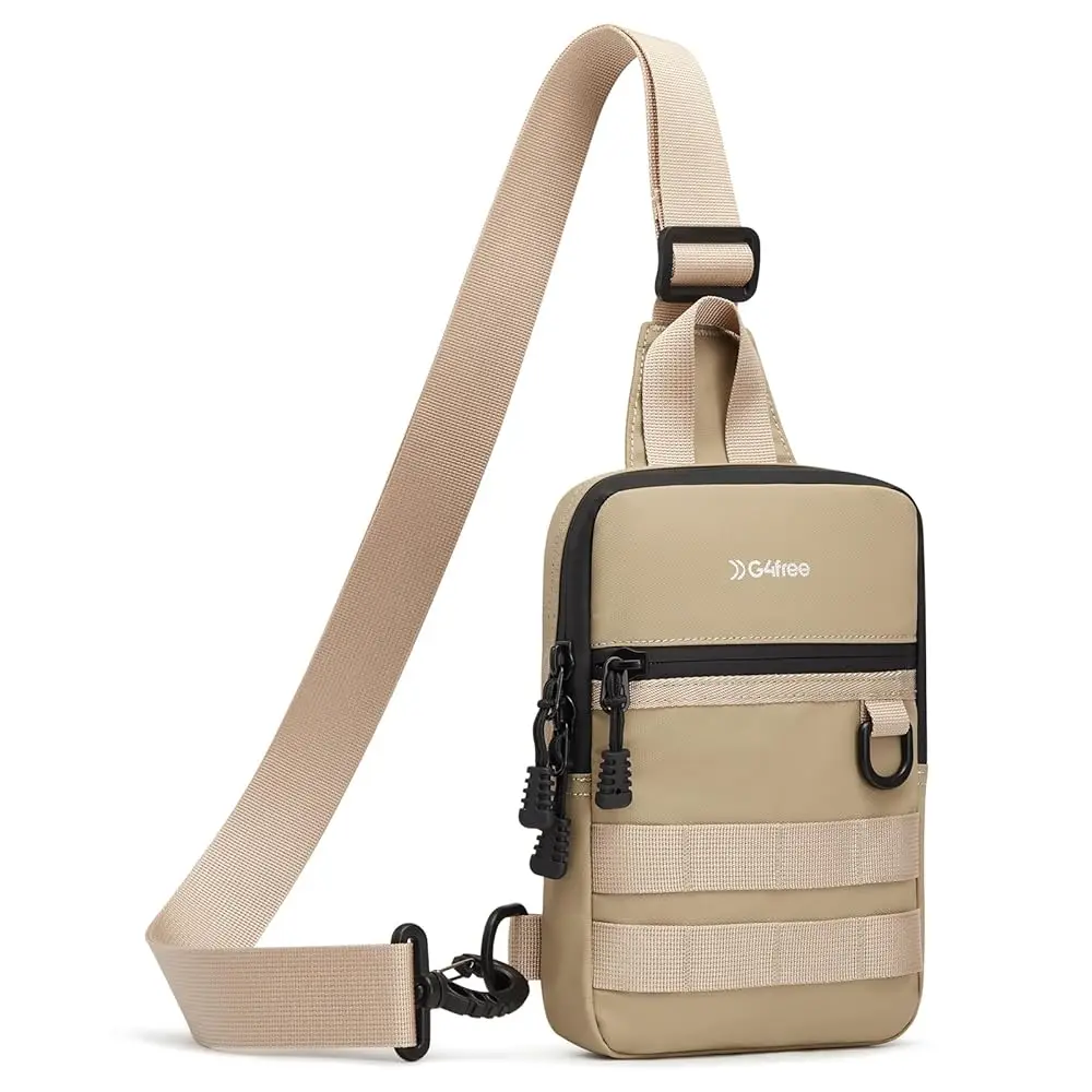 

Small Crossbody Sling Bag, Mini Tactical Chest Bag Waterproof EDC Shoulder Bag for Men Women